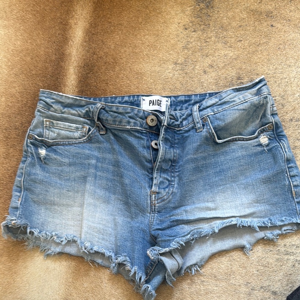 Paige Women's Blue Denim Shorts